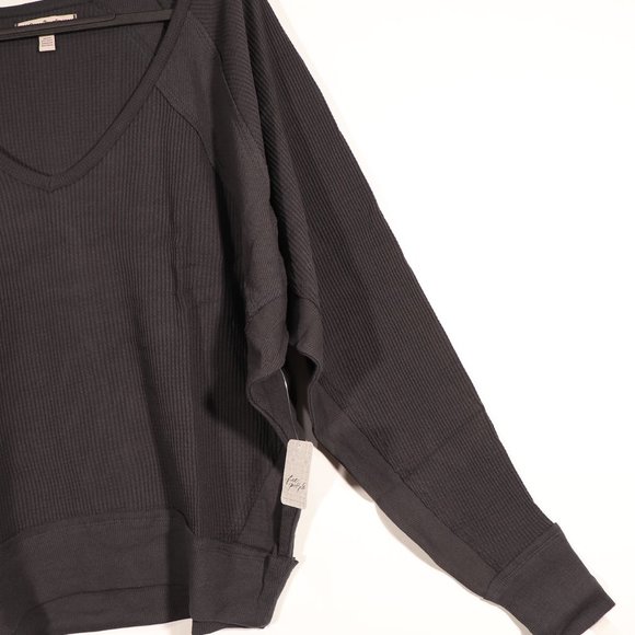 NWT Free People X ASOS Santa Clara Thermal in Black - Picture 5 of 15